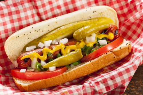 hot dog chicago style
