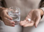 Aspirin Tablet and Water