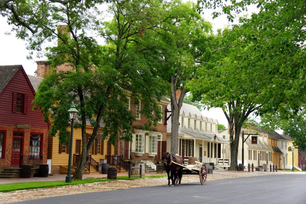 Street in Colonial Williamsburg