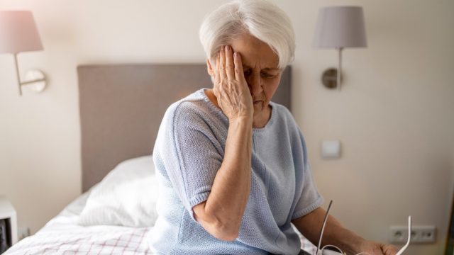 Older Woman With Dementia Risk