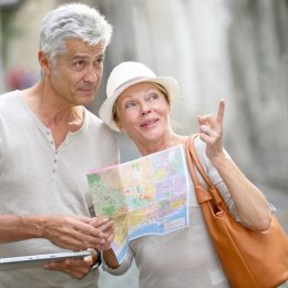 Older Couple Traveling