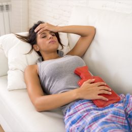 Woman with Menstrual Pain