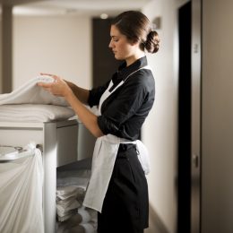hotel housekeeper