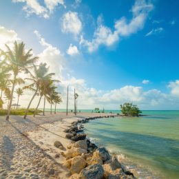 Sombrero Beach in Marathon Key in Florida