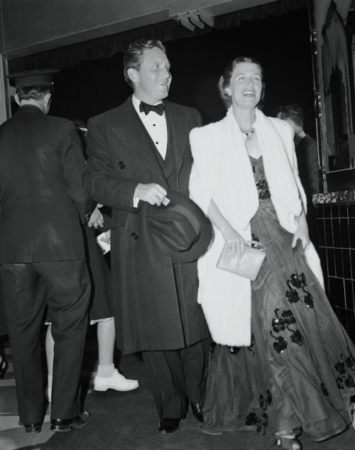 Spencer and Louise Tracy at the premiere of "Young Mr. Lincoln" in 1939
