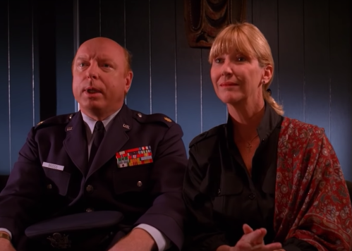 Don S. Davis and Charlotte Stewart on "Twin Peaks"