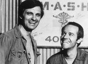 Alan Alda and Mike Farrell on M*A*S*H