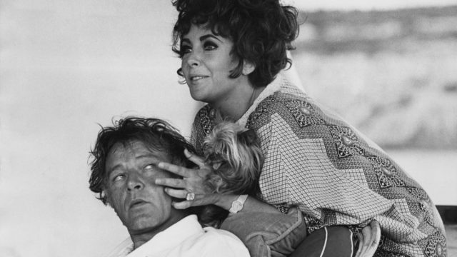 Richard Burton and Elizabeth Taylor together