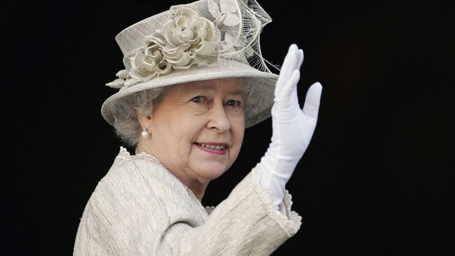 Queen Elizabeth II Attends A Thanksgiving Service