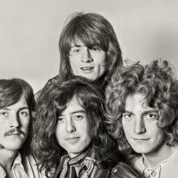 John Bonham, John Paul Jones, Robert Plant, and Jimmy Page of Led Zeppelin in 1968