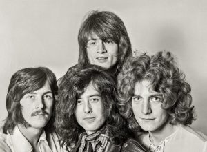 John Bonham, John Paul Jones, Robert Plant, and Jimmy Page of Led Zeppelin in 1968