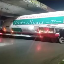 Footage Shows Passenger Plane Stuck Under a Bridge. Again.