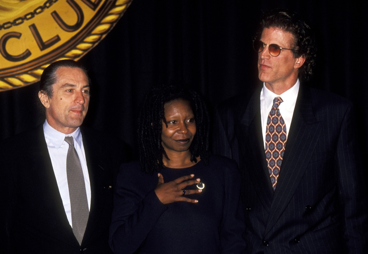 Robert De Niro, Whoopi Goldberg, and Ted Danson in 1993