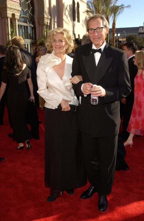 Blythe Danner and Bruce Paltrow at the 2002 Emmy Awards