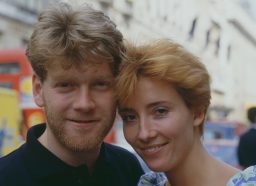 Kenneth Branagh and Emma Thompson photographed in London in 1987