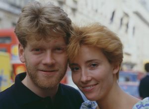 Kenneth Branagh and Emma Thompson photographed in London in 1987