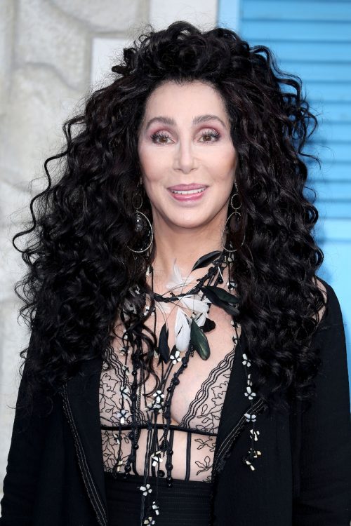 Cher at the UK premiere of "Mamma Mia! Here We Go Again" in 2018