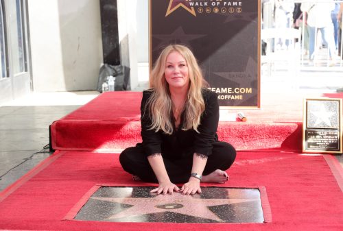 Christina Applegate at her Hollywood Walk of Fame ceremony on Nov. 14, 2022