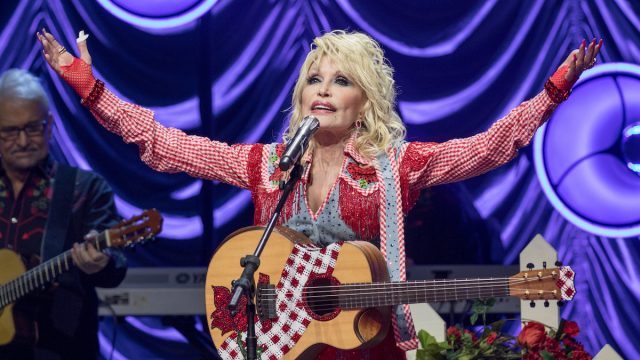 Dolly Parton performing at the 2022 SXSW Conference and Festival