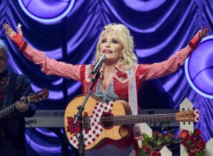 Dolly Parton performing at the 2022 SXSW Conference and Festival