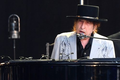 Bob Dylan performing at Hyde Park in London in 2019