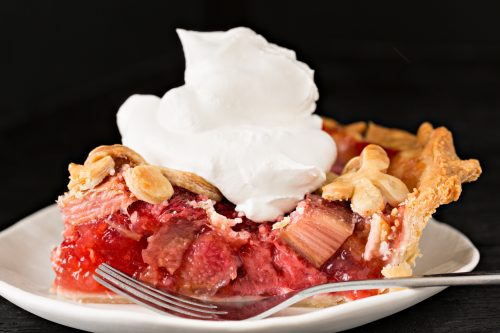 Slice Of Rhubarb Pie