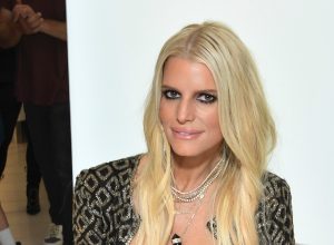 Jessica Simpson at The Grove in Los Angeles in September 2022