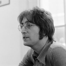 John Lennon photographed in London in 1971