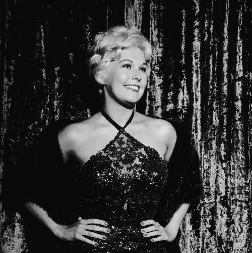 Kim Novak photographed at an event in Los Angeles circa 1956
