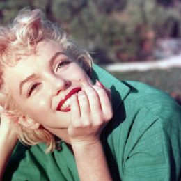 Marilyn Monroe photographed in Palm Springs in 1954