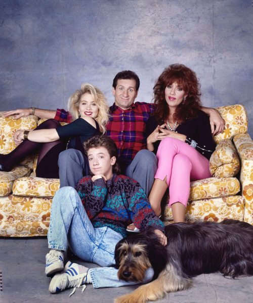 The cast of "Married... with Children" in 1988