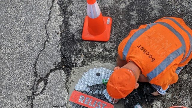 Pothole artist