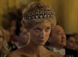 Elizabeth Debicki as Princess Diana in Netflix TV show "The Crown."