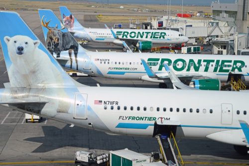 frontier airlines planes
