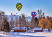 hot air balloons over winthrop washington