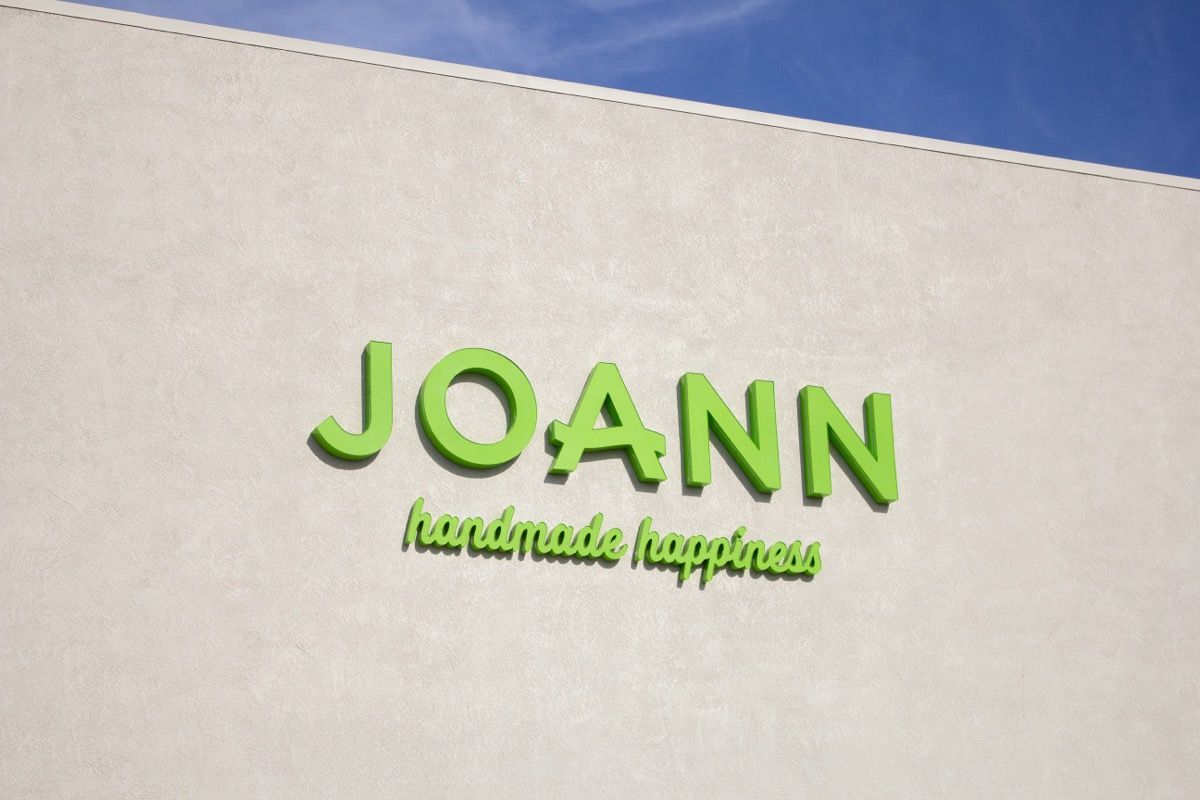 Jo Ann Fabrics Is Closing Stores Starting Jan 22 Best Life   Shutterstock 1413879146 