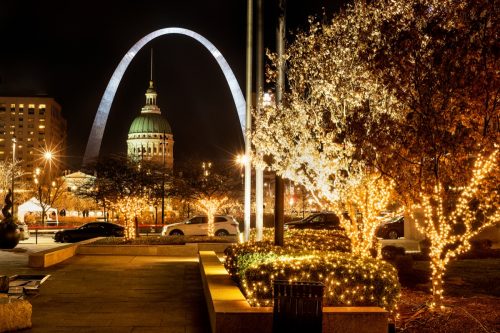 St Louis during the winter season