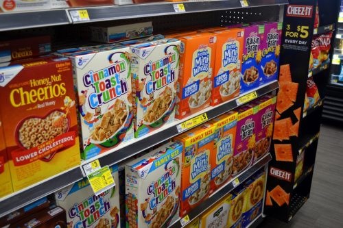 cereal dollar general shelves
