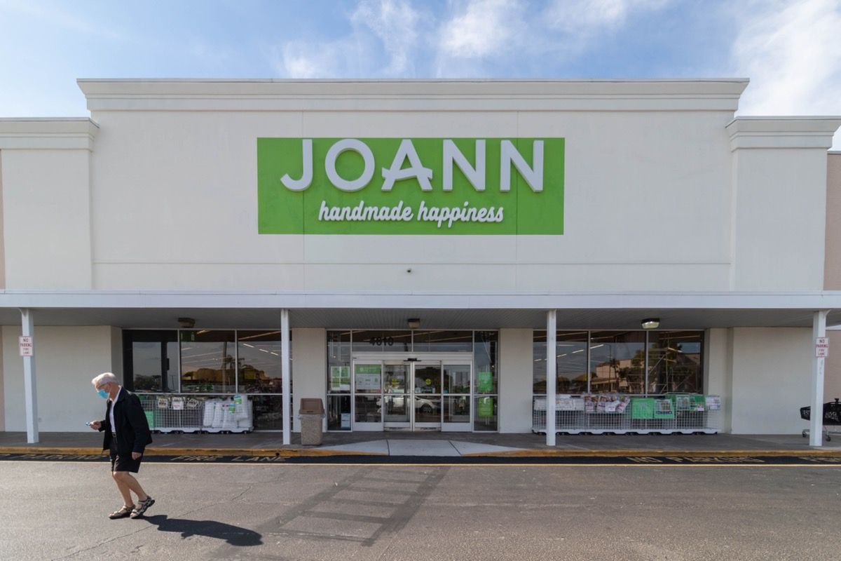 Jo Ann Fabrics Is Closing Stores Starting Jan 22 Best Life   Shutterstock 1894697527 