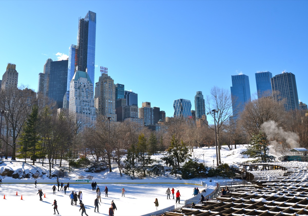 Central park ice skating rink