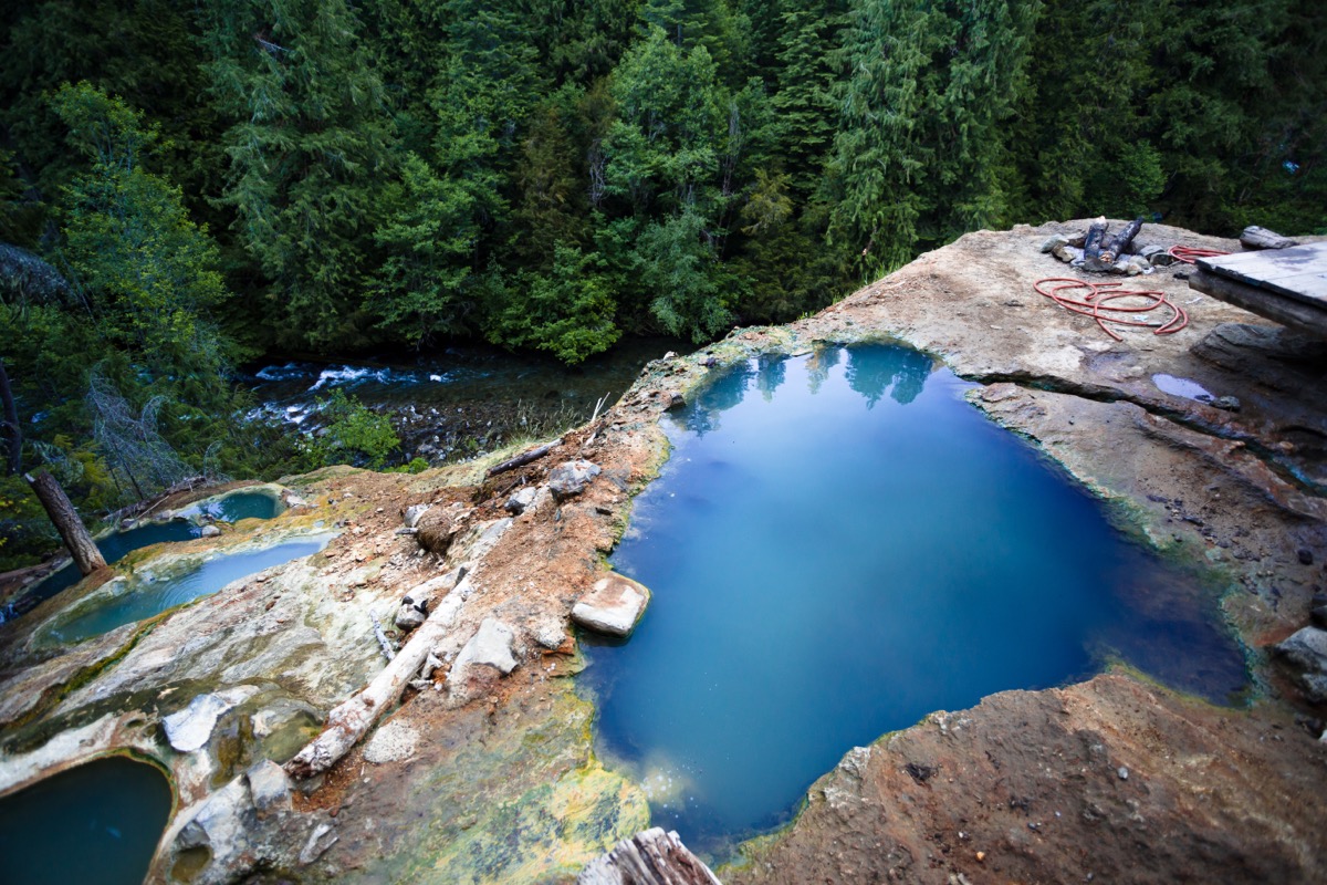 The Best Hot Springs in the image