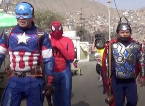 Video Shows Cops Dressing Like Superheroes Raiding Drug Dealers' House
