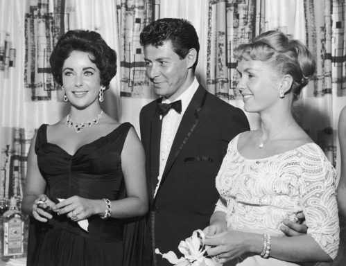 Elizabeth Taylor, Eddie Fisher, and Debbie Reynolds in Las Vegas circa 1958