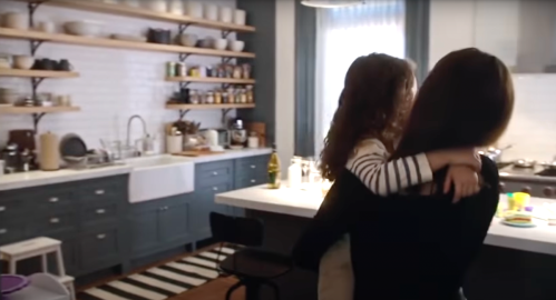 Jules' kitchen in the film 