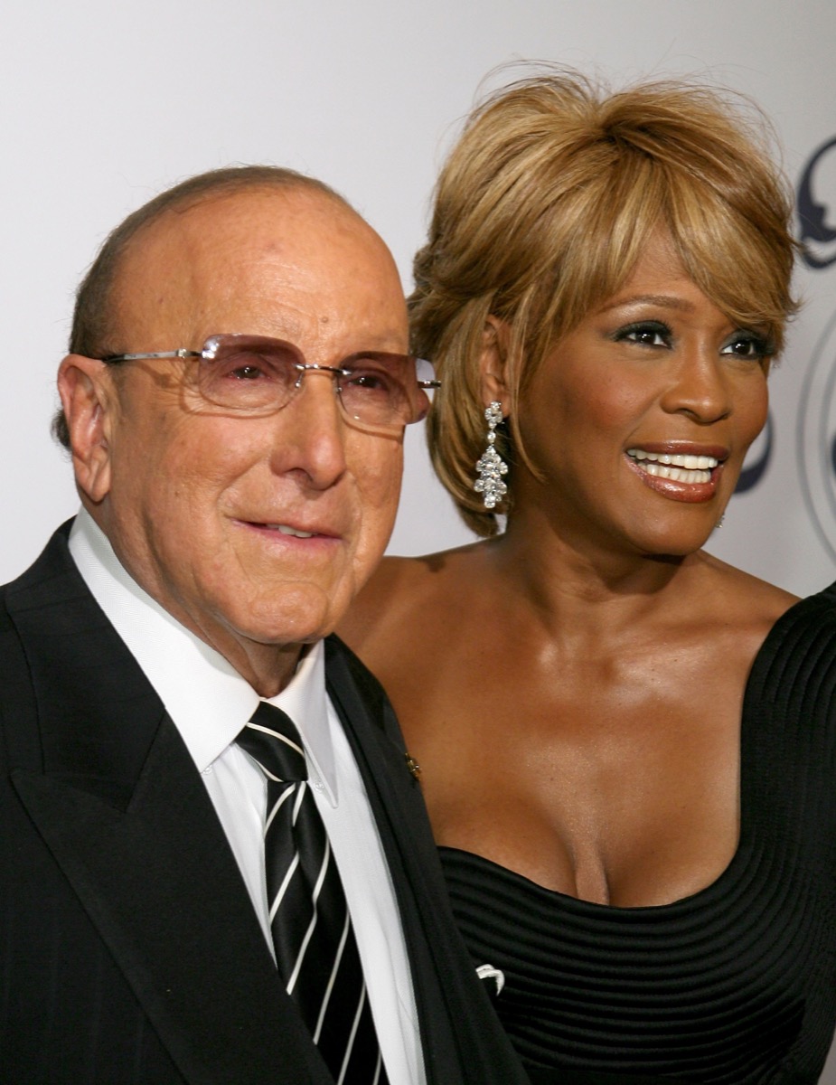Clive Davis and Whitney Houston in 2006