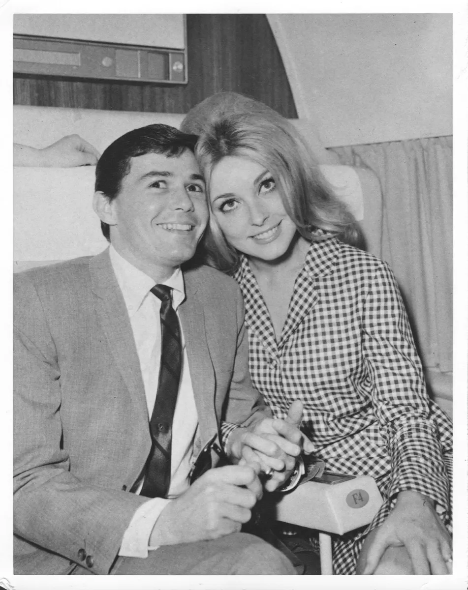 Jay Sebring and Sharon Tate in 1966