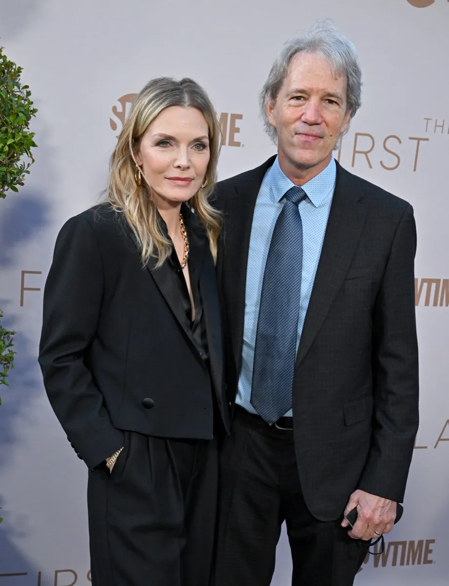 Michelle Pfeiffer and David E. Kelley in 2022