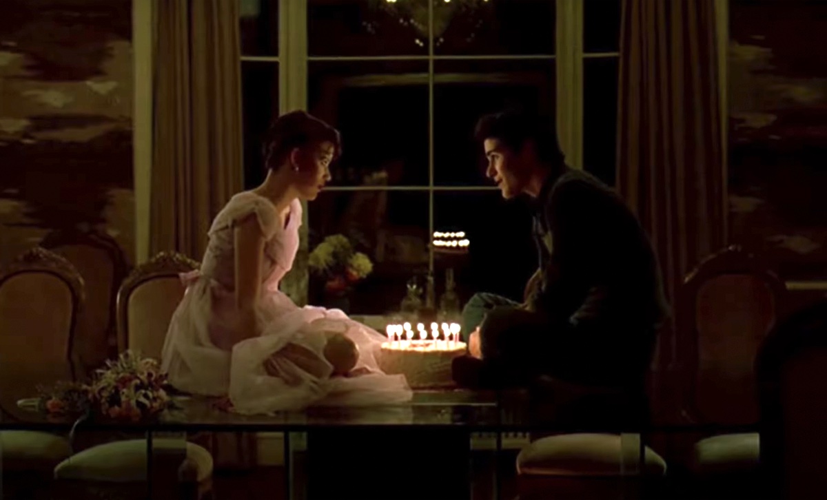 Molly Ringwald and Michael Schoeffling in Sixteen Candles