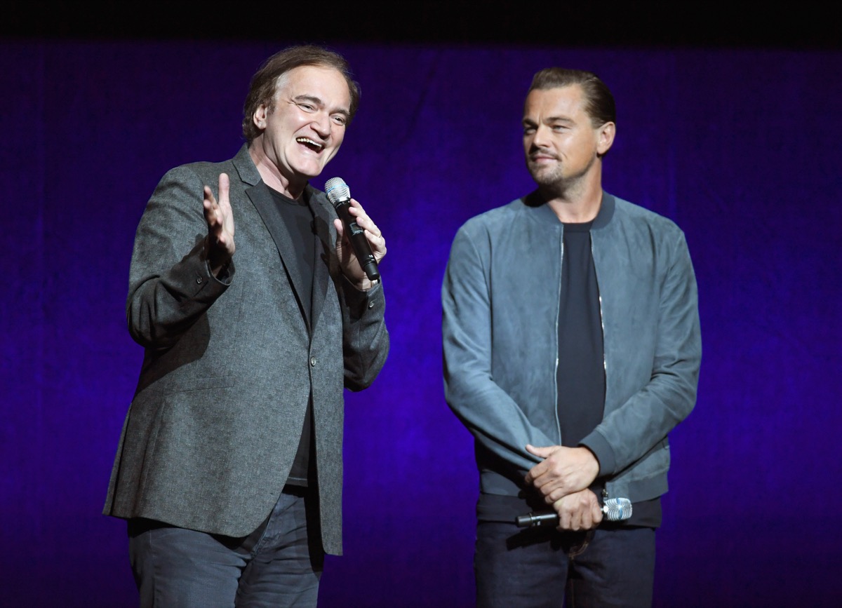 Quentin Tarantino and Leonardo DiCaprio in 2018