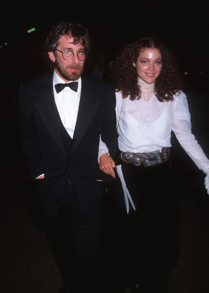 Steven Spielberg and Amy Irving in 1984